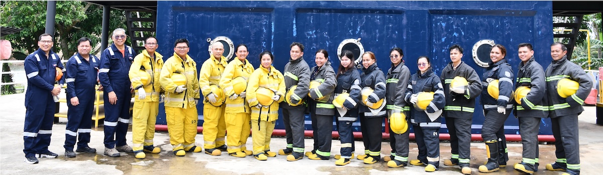 PHILCAMSAT equips TORM employees with firefighting and first aid skills
