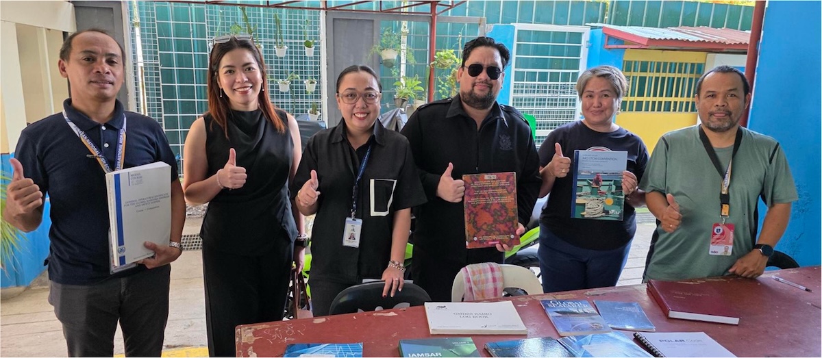 PHILCAMSAT and PTC RISE support maritime education through book donations