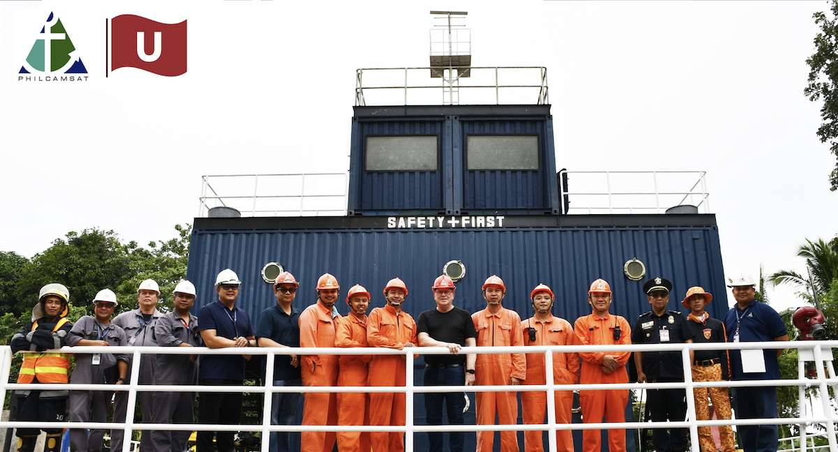 PHILCAMSAT and Ugland conduct firefighting training pilot course