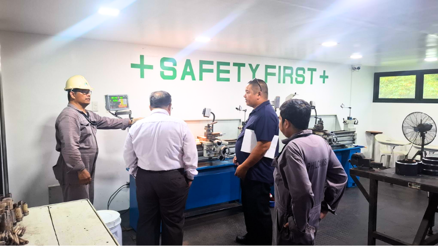 PHILCAMSAT technical training center passing the 2026 ABS Audit by American Bureau of Shipping.